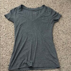 Mossimo dark gray v neck shirt